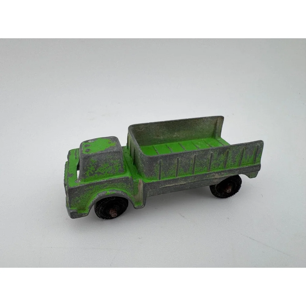 Vintage 1967 Tootsie Toy Diecast Shuttle‎ Truck Green Dump Truck Made in Chicago
